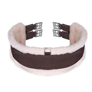 โครงม้าพร้อมหัวเข็มขัดสแตนเลสสายคาดสำหรับขี่ม้าวัสดุหนังเส้นรอบวงดีไซน์ใหม่ - Product Image 1