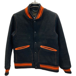 Noir laine varsité veste Orange garniture classique Letterman Bomber unisexe collège veste Streetwear mode vêtements d'extérieur 2025 à la mode - Product Image 1