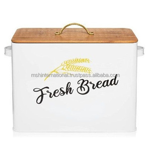 Kitchen Household Stainless Steel <b>Metal</b> Iron Bread Bin Bread <b>Storage</b> <b>Box</b> - Product Image 5