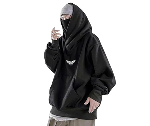 เสื้อฮู้ดแบบสวมหัวลำลองของผู้ชายผ้าฝ้าย100% ทึบระบายอากาศได้ดีเป็นมิตรกับสิ่งแวดล้อมสำหรับฤดูหนาวโลโก้ขนาดใหญ่ขายส่ง - Product Image 2