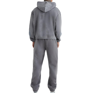 Chándal de Algodón 100% de Alta Calidad, Estilo Casual Harajuku Hip Hop, para Hombre, Personalizable, MOQ Bajo, Temporada de Invierno 2025 - Product Image 5