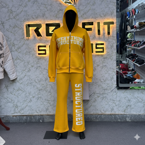 Good Rate Superior Quality Custom Make Customer Demanded Zipper Tracksuit For Men Unique Style New Design Mens Tracksuits - Product Image 1