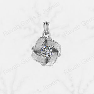 Superventas calidad superior 925 plata esterlina 6mm nudo celta CZ chapado en oro circón recuerdo joyería fina colgantes y dijes - Product Image 5