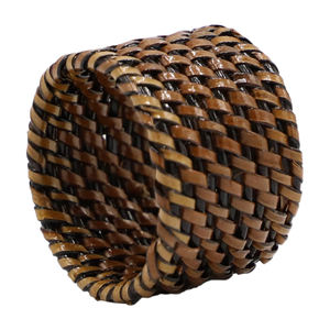 Servilletero Retro Para Decoración de mesa, anillo para restaurante, anillo de cobre, dorado, flor, mariposa, color de boda - Product Image 5