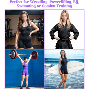 Camiseta de lucha libre para mujer de compresión personalizada SAMAVIA, ropa deportiva atlética para práctica y competición - Product Image 5