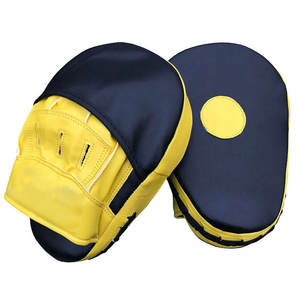 Durable Leather Boxing Focus Mitts Training Pads Lightweight Shock Absorbing Design for <b>Punch</b> Accuracy Reaction Speed Fitness - Product Image 1