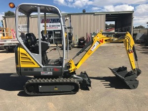 Mini-excavatrice sur chenilles Wacker Neuson, machine d'excavation hydraulique pour la construction, l'agriculture et l'aménagement paysager, à vendre - Product Image 5