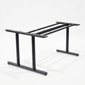 Minimalist Steel Assembly Legs for L-Shape 140x100cm <b>Corner</b> Dining Table Powder Coated HCTO009 <b>Bench</b> Legs for Chair for Hospital - Product Image 1