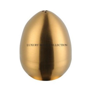Luxurious Metal Salt and <b>Pepper</b> <b>Grinders</b> with Egg Shape Design or Gourmet Seasoning and Stylish Presentation - Product Image 1