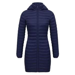 Chaqueta Larga Acolchada para Mujer, Gruesa, Transpirable, con Capucha, Abrigada para Otoño/Invierno - Product Image 5