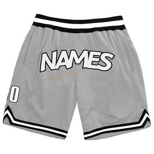 Pantalones cortos de baloncesto de poliéster 100% Premium Rendimiento Logotipo personalizado Ropa de entrenamiento deportivo de secado rápido Patrón sólido - Product Image 3