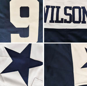 2025 новые сшитые американские футбольные майки Новая Англия 10 Дрейк Мей 6 Кристиан Гонсалес 9 Мэттью Джудон - Product Image 6