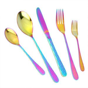 Juego de cubiertos de lujo chapados en plata de la India para bodas y cenas, cubiertos de calidad de hotel - Product Image 2