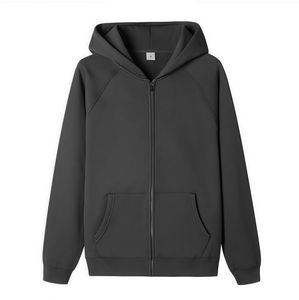 Sudadera con Capucha Personalizada de Alta Calidad, Estilo Cardigan, Holgada, con Cremallera Completa, 100% Algodón, Transpirable para Hombre - Product Image 2