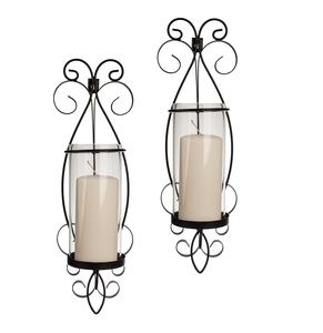 Luxury Style <b>Wall</b> <b>Sconce</b> Hand Forged Wrought Iron Candle Holder for One Candle for Christmas or Home Decor - Product Image 5