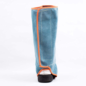 ที่คลุมเท้าสำหรับเชื่อมหนังวัวฝาครอบเท้าสำหรับงานเชื่อมที่ป้องกันขา - Product Image 3