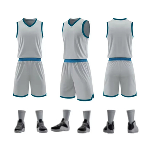 Camiseta de baloncesto con logotipo personalizado BSCI, conjuntos de ropa deportiva de secado rápido de poliéster, uniformes de jugadores de talla XS, fábrica al por mayor, lo último - Product Image 2