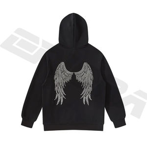 คุณภาพสูง 100% โพลีเอสเตอร์ระบายอากาศผู้ชายHoodiesเสื้อUnisex Streetwearเสื้อ - Product Image 3