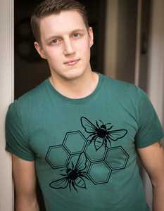 T-Shirt Confortable Ultra Doux Essentiel pour Hommes, Été Écologique Appliques Denim Batik Tissus Velours Côtelé 100% Coton Patches - Product Image 1