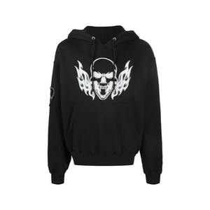 Sweat à capuche vintage personnalisé 100% coton lourd, lavé au soleil/à l'acide, surdimensionné, avec appliqué brodé, délavé, uni, teint, saison hivernale - Product Image 6