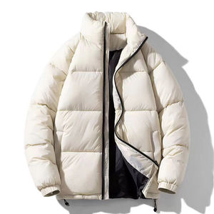 Mens outdoor puffer jacket <b>waterproof</b> windproof hooded lightweight quilted <b>coat</b> warm insulated outerwear for <b>winter</b> - Product Image 5