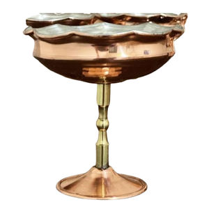 Bol japonais exclusif en aluminium en forme de fleur classique, plaqué argent, accessoires de table de cuisine, qualité alimentaire - Product Image 3