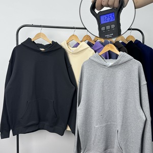 Sudaderas con Capucha Gruesas de 500 g/m², Felpa Francesa, para Hombre, Talla Grande, Fabricante, Sudadera con Bolsillo y Estampado Puff, Ropa al por Mayor - Product Image 1