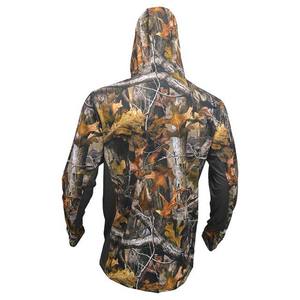Vêtements de sport Vêtements de pêche Vêtements de chasse Manches longues Performance Pêche Chemises à capuche Impression par sublimation Polyester Spandex Hoodie - Product Image 4