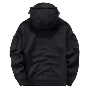 Custom Cotton Plain Hooded <b>Jackets</b> <b>Mens</b> Pullover <b>Men</b> Winter <b>Jackets</b> Custom Designer Hoodies - Product Image 6