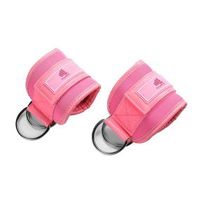 Sangles de cheville en nylon personnalisables avec logo, réglables, à scratch, antidérapantes, écologiques, pour hommes, pour la gym et l'exercice - Product Image 1