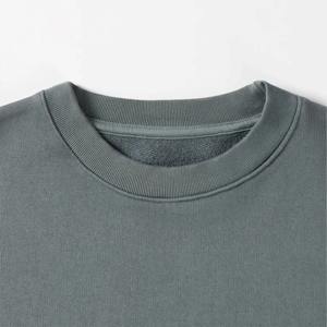 Sudadera con capucha de gran tamaño con logotipo personalizado para hombre, sudadera gruesa y pesada, técnica bordada de invierno con hombros caídos - Product Image 2