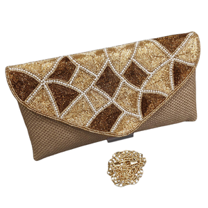 2024 Latest Beaded <b>Handbag</b> for Women Open Closure Type Sequined Decoration High Selling Wholesale Price Made in India for Export - Product Image 1