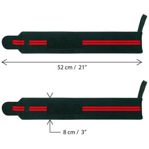 อุปกรณ์พยุงข้อมือสำหรับออกกำลังกายคุณภาพพรีเมียมสำหรับผู้ชาย ขนาดสั่งทำได้ ยืดหยุ่นและกระชับ เหมาะสำหรับการยกน้ำหนักในฤดูร้อน - Product Image 4