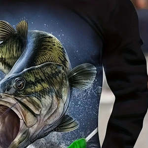 Camiseta de Pesca de Manga Larga con Protección Solar UPF50, Transpirable, de Secado Rápido, con Estampado por Sublimación, Talla Grande, con Logotipo Personalizado - Product Image 6