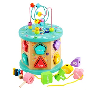 Juego de 3 corazones de madera maciza y cuentas colgantes azules Cuentas de madera de colores personalizadas en forma y tamaño Entrega rápida desde la India - Product Image 2