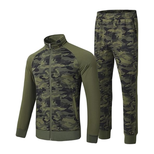 ชุดวอร์มระบายอากาศลายพรางสำหรับผู้ชายชุดวิ่งโลโก้ออกแบบได้ตามต้องการ - Product Image 1