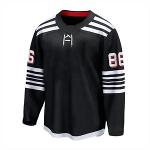 Maillot de hockey sur glace de haute qualité, design personnalisé et gratuit, service OEM, vêtements de sport pour adultes - Product Image 2