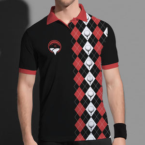 Polo de golf de secado rápido con logotipo personalizado al por mayor, Polo de golf transpirable, Polo de golf de poliéster 100% para hombre - Product Image 5