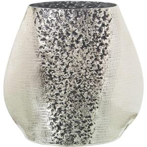 Luxueux vase à fleurs en métal argenté gravé à la main avec finition enduite de poudre décor à la maison pour de superbes arrangements floraux - Product Image 5