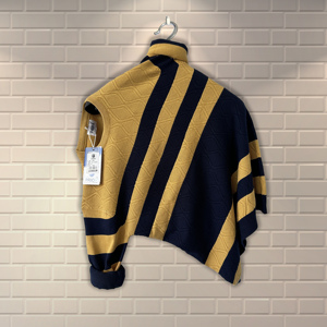 OEM & ODM Pull à manches longues décontracté pour hommes T-shirt tricoté à col rond et rabattu pour l'hiver - Product Image 6