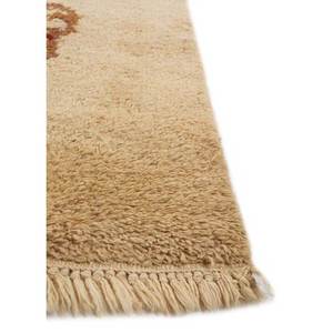 Pechino Gold Hand Knotted Wool <b>Large</b> Area Rug Paem-349 Classic Floral Abstract Design for Home Bedroom Hallway-Jute Kiltim Style - Product Image 4