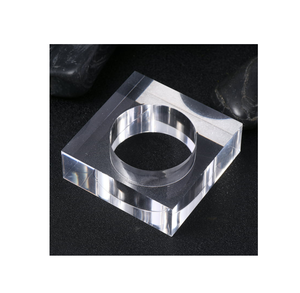 Rond de serviette de table en acrylique de haute qualité, couleur blanche épaisse, bagues pour utilisation de serviette de table de dîner de nuit - Product Image 3