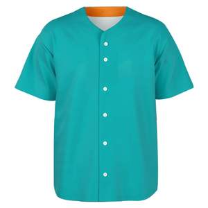 Camisetas de béisbol para hombre de poliéster 100% de la mejor calidad, bordado cosido personalizado, sublimación, transpirable, uniforme de béisbol al por mayor - Product Image 1