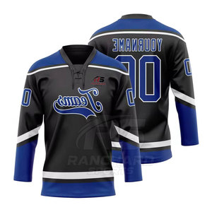 Camiseta de Hockey sobre Hielo, Ropa Deportiva de Entrenamiento, Uniforme de Equipo para el Día del Partido, Camiseta de Hockey sobre Hielo - Product Image 3