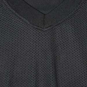 Custom Print Embroidered Logo Oversized Mesh Football T-Shirt Men Retro Piping V-Neck Breathable <b>Soccer</b> Jersey High Quality - Product Image 3