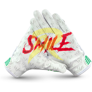 Guantes de Fútbol de Silicona Personalizados de Alta Calidad, Diseño de Equipo, Color Personalizado Americano, Hechos en Pakistán, Precio al por Mayor - Product Image 4