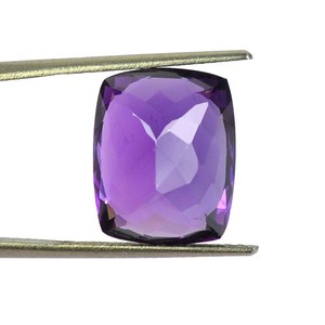 Améthyste naturelle de haute qualité pierre précieuse en vrac faite à la main coussin fin coupe bijoux superbe fabrication de pierre - Product Image 2