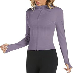 Reasonable Price <b>Yoga</b> <b>Jackets</b> for Sale High Quality Outdoor Long Sleeve <b>Yoga</b> <b>Jacket</b> for Women - Product Image 3