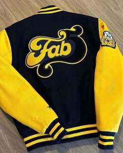 Veste Letterman de baseball à manches en cuir pour homme Veste Letterman de baseball en laine personnalisée - Product Image 5