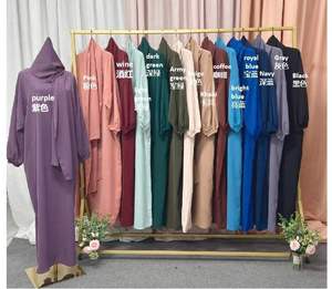 Winter Ready Thick Modest Abaya <b>Hoodie</b> <b>for</b> <b>Women</b> Featuring a Full-Length Warm Sweatshirt with Soft Fleece Lining - Product Image 2